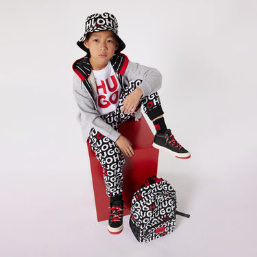 Playera para niño y adolescente HUGO blanca